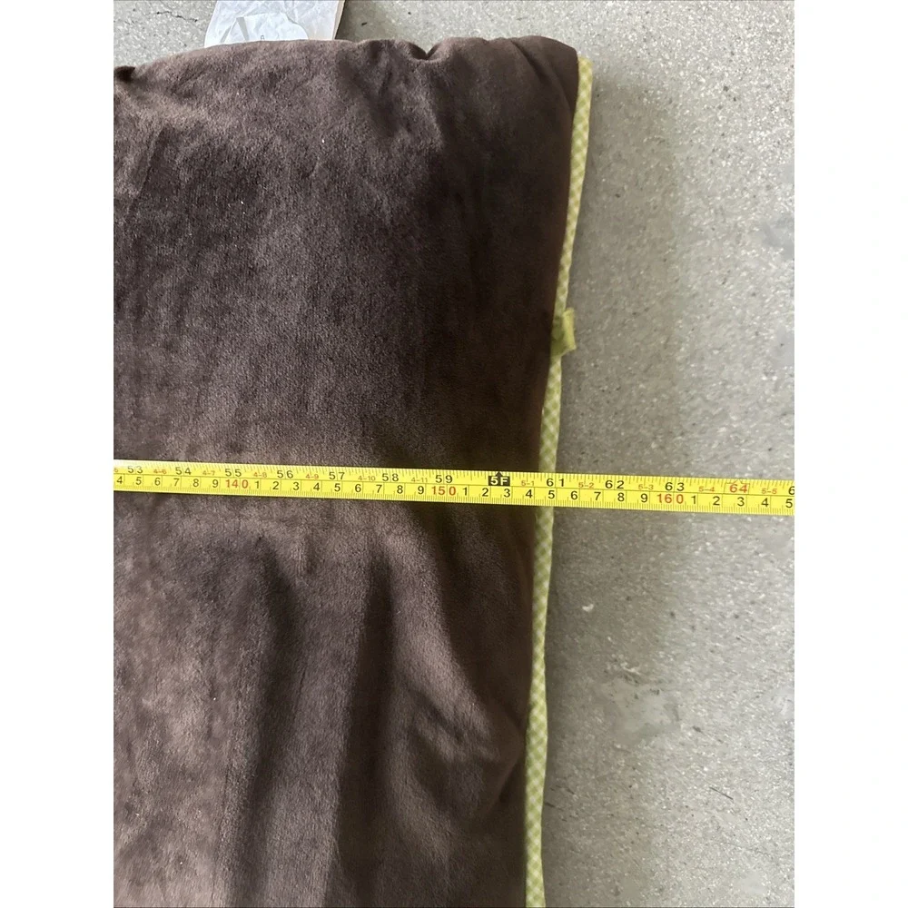 HugFun Sleeping Bag Youth Sz OS Brown/Green Animal Head Monkey Banana Zip Cozy
